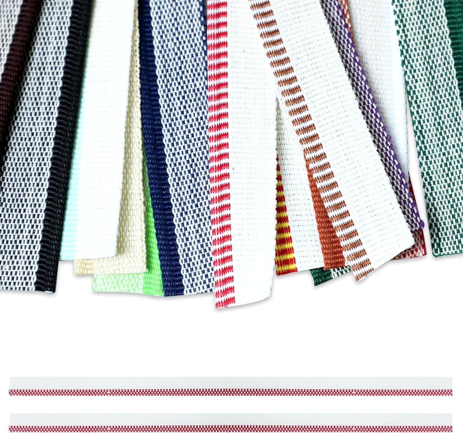 48 Pcs Book Binding Headbands Endbands,Cotton Book Headband Binding Kit,Book Dec