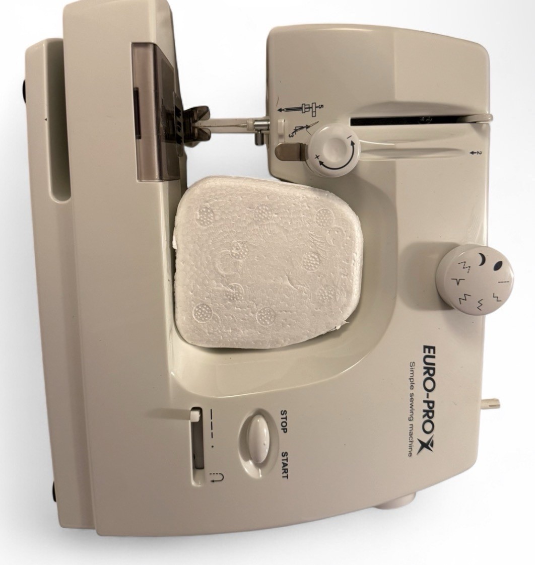 Euro-Pro Model 150 Tiny Electric Mini Sewing Machine, Portable for Sewing