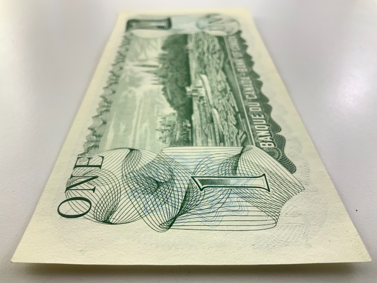 1973 Canada 1 One Dollar Uncirculated Banknote BAT Prefix Crow Bouey JJ323