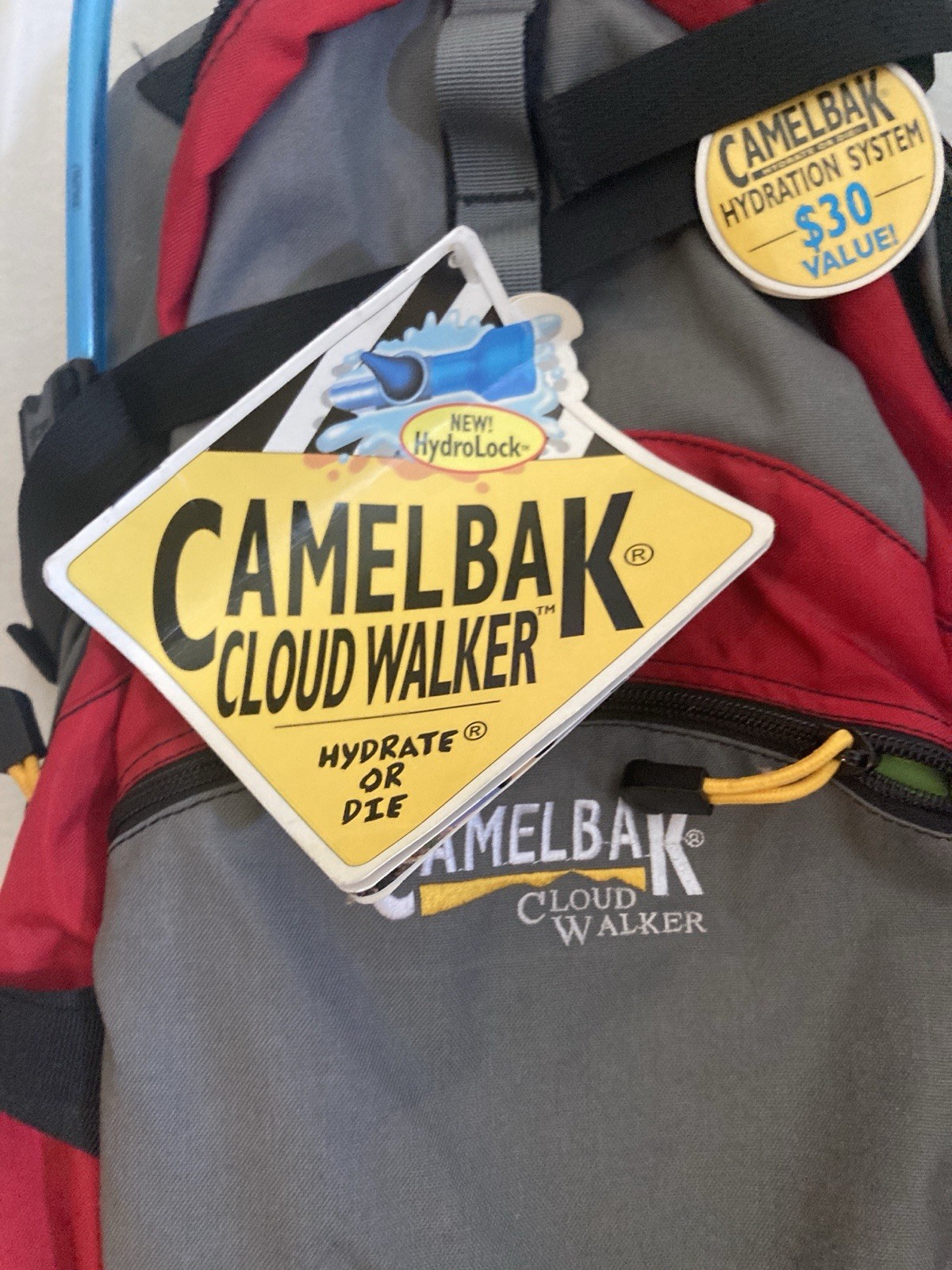 NEW Camelbak Cloud Walker Hydration Backpack 10261 Crimson w/Bladder Reservoir