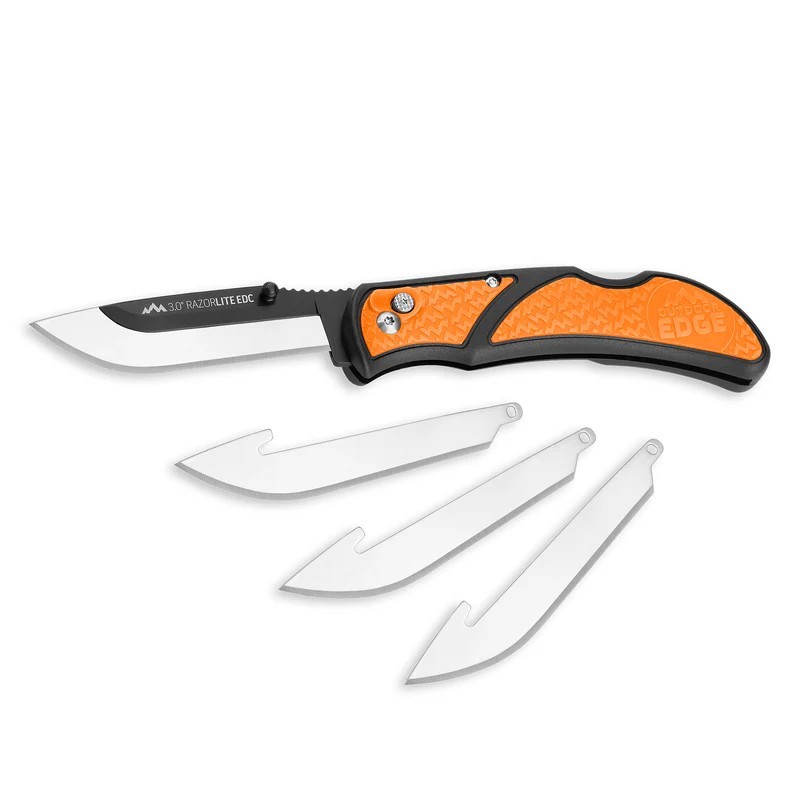 Outdoor Edge RazorEDC Lite Replaceable Blade Folding Knife 3.00" 420J2 Drop