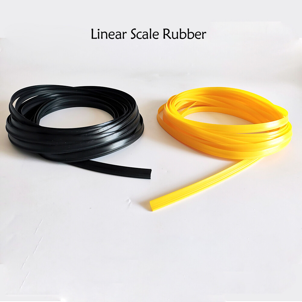 1 meter Seal Rubber Linear Scale Encoder Grating Ruler Sealed Dustproof Rubber