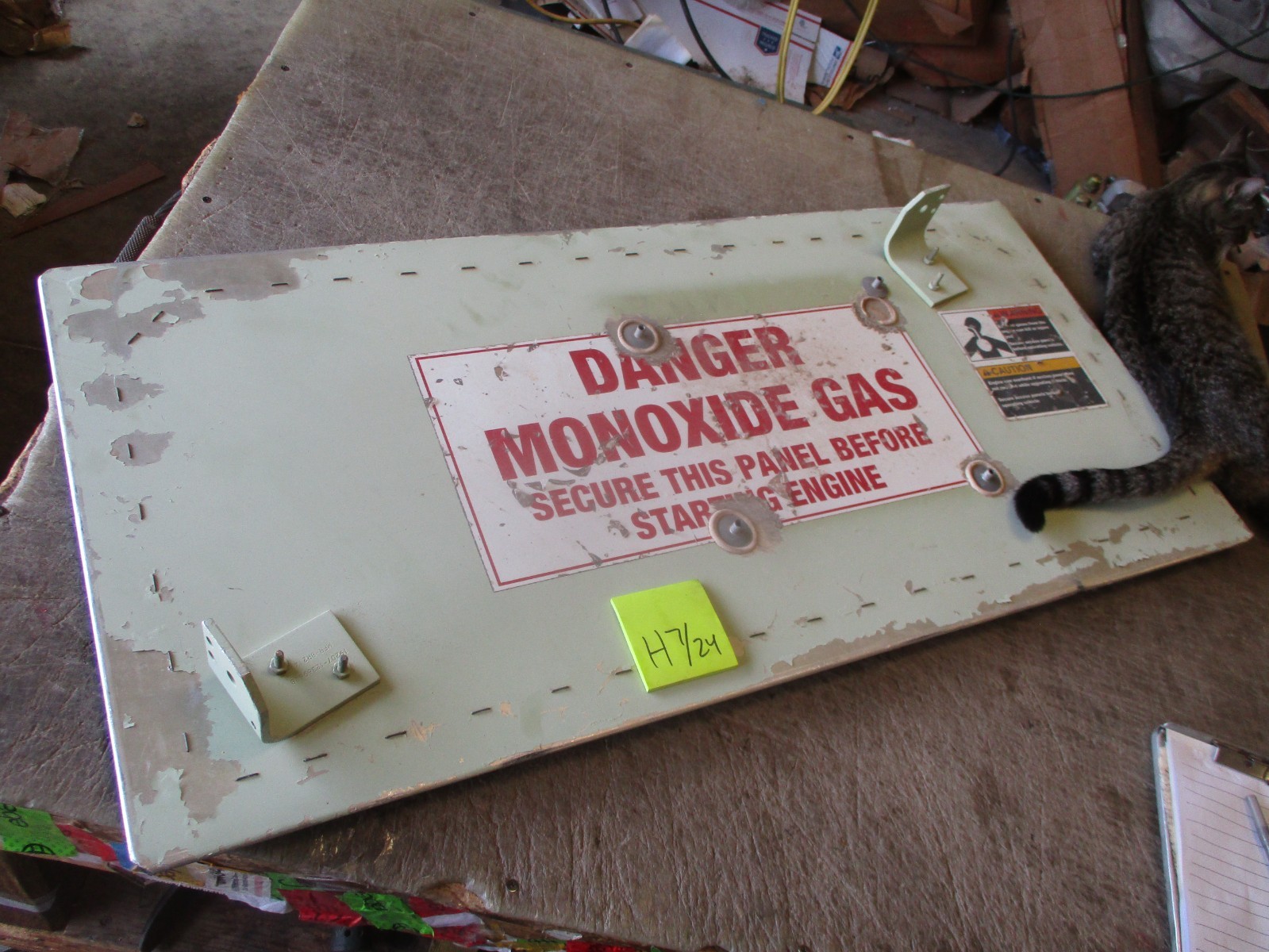 Used 41x20" Interior Engine Bay Cover/Access Panel for M113 APC