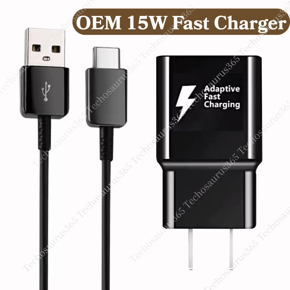 Type USB-C Cable Fast Wall Charger Adaptive For Samsung Galaxy S22 S21 S20 S10