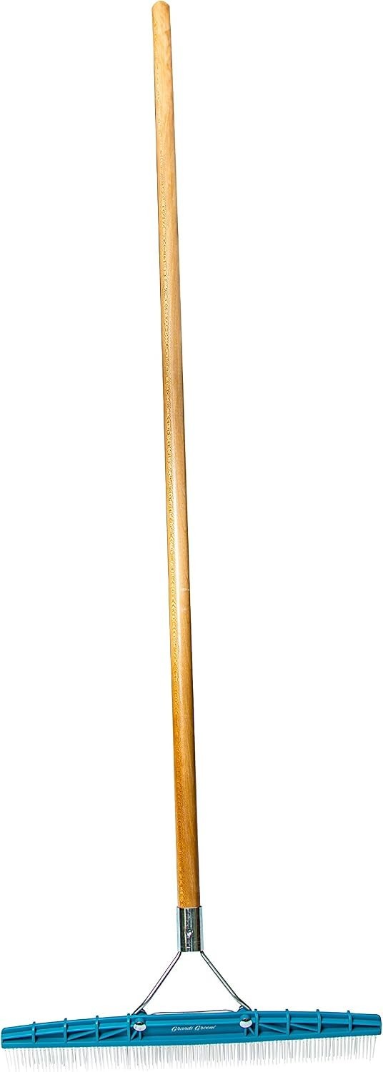 AB24 Carpet Rake - 18" Head, 54" Handle - Blue