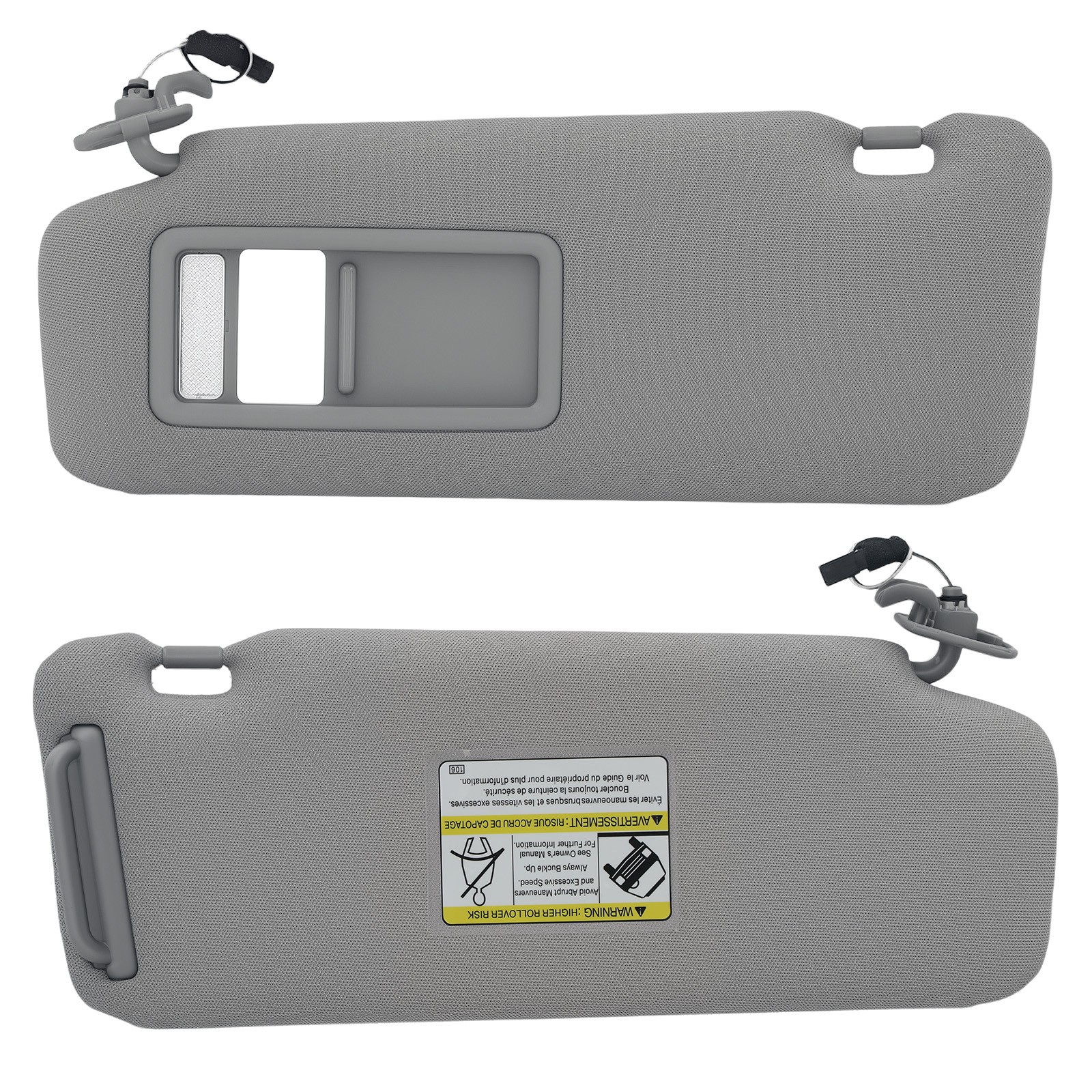 Driver Side Sun Visor with Light for Mazda CX-9 3.7L 2010-2015 TDY1-69-320