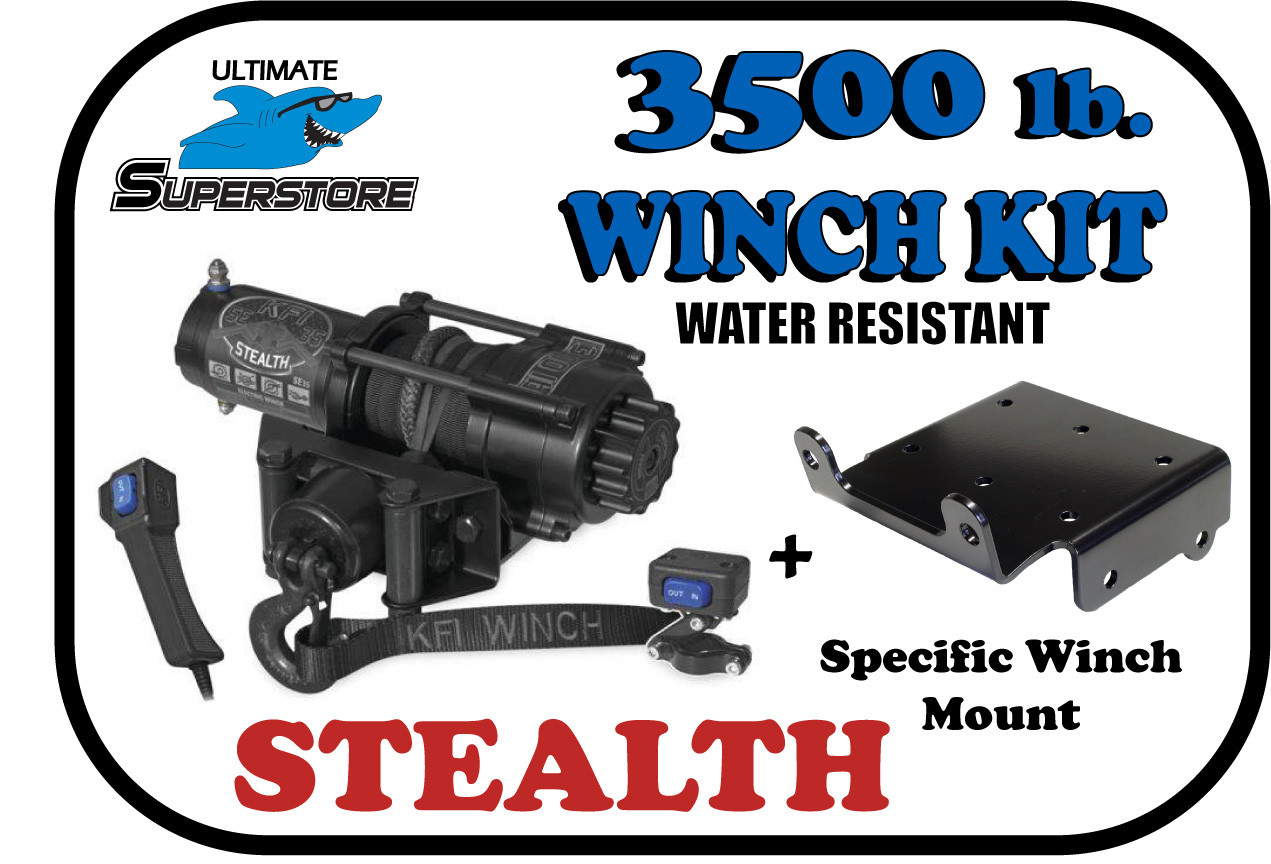 KFI 3500 lb. Stealth Winch Mount Kit Arctic Cat 2017-2022 500 Prowler / Tracker