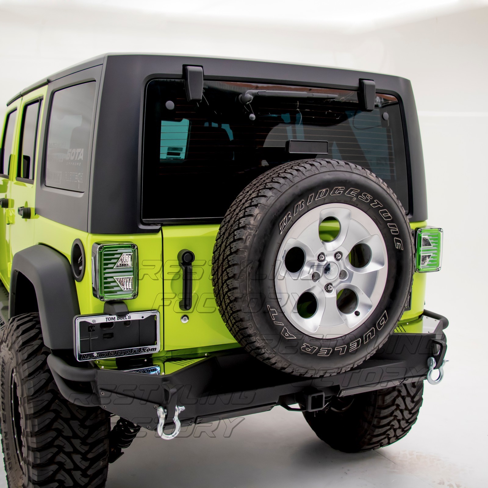 Rock Crawler Front+Rear Bumper+Full Width+2" Hitch fit 07-18 Jeep Wrangler JK