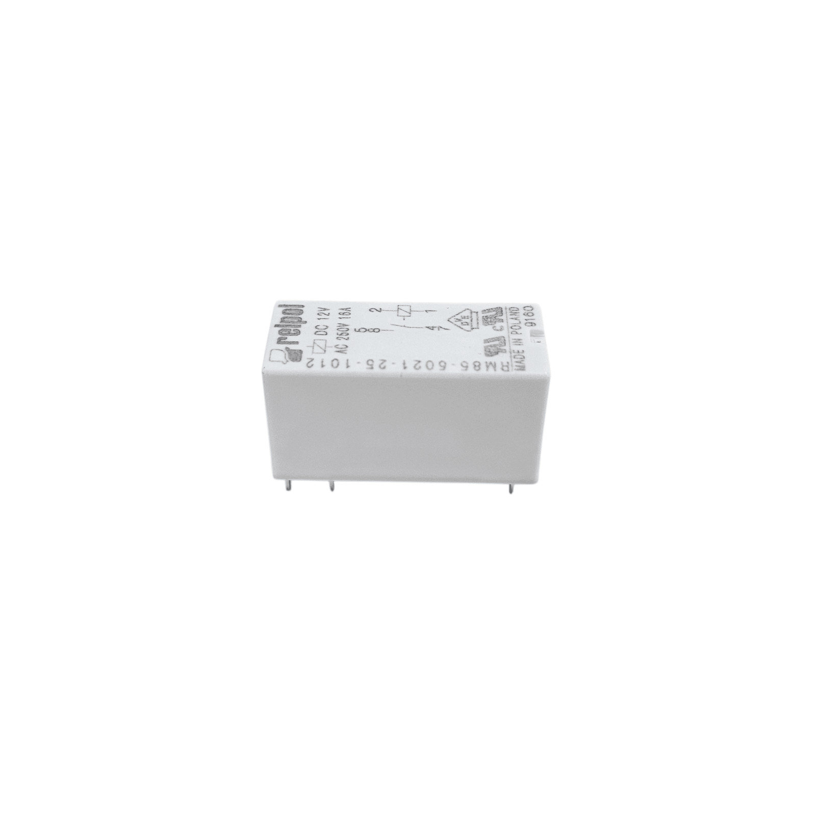 RM85-5021-25-1012 RELPOL PCB 12V 16A SPST-NO MINIATURE RELAY X1PC