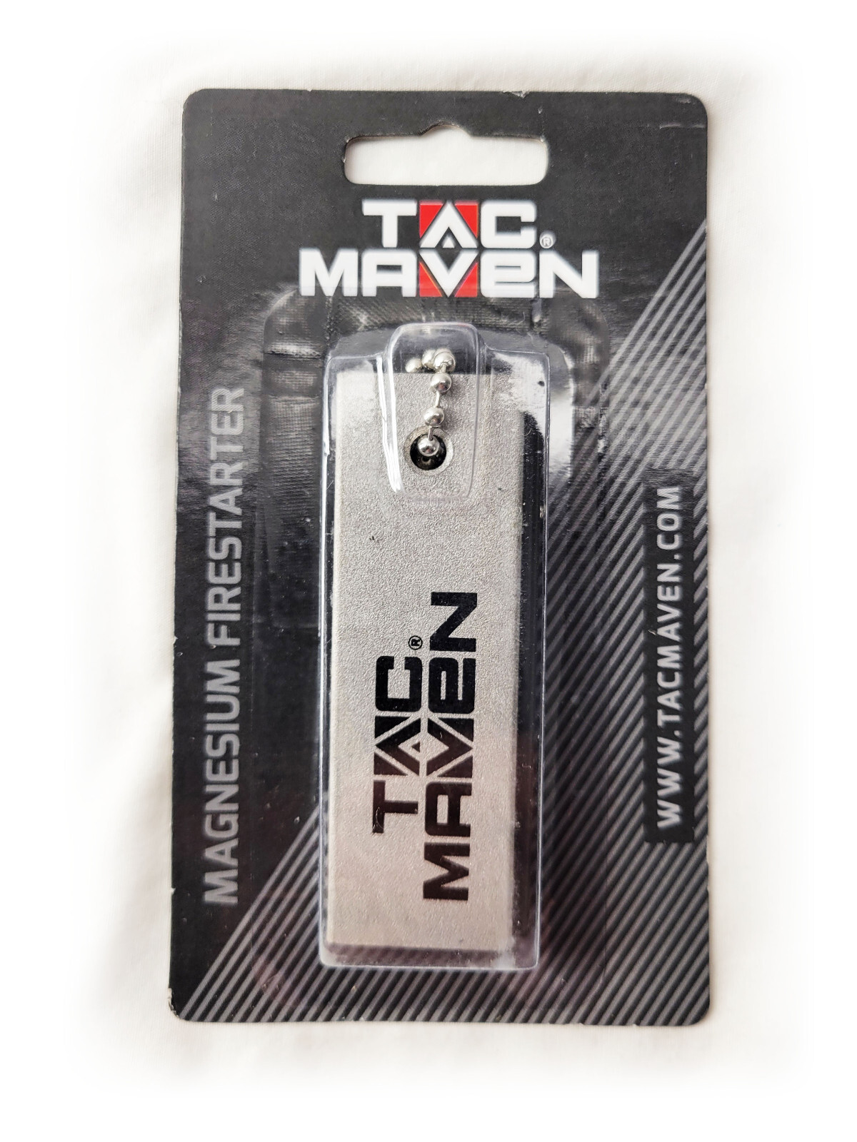 TacMaven Magnesium Fire Starter Camping Survival Emergency Campfire