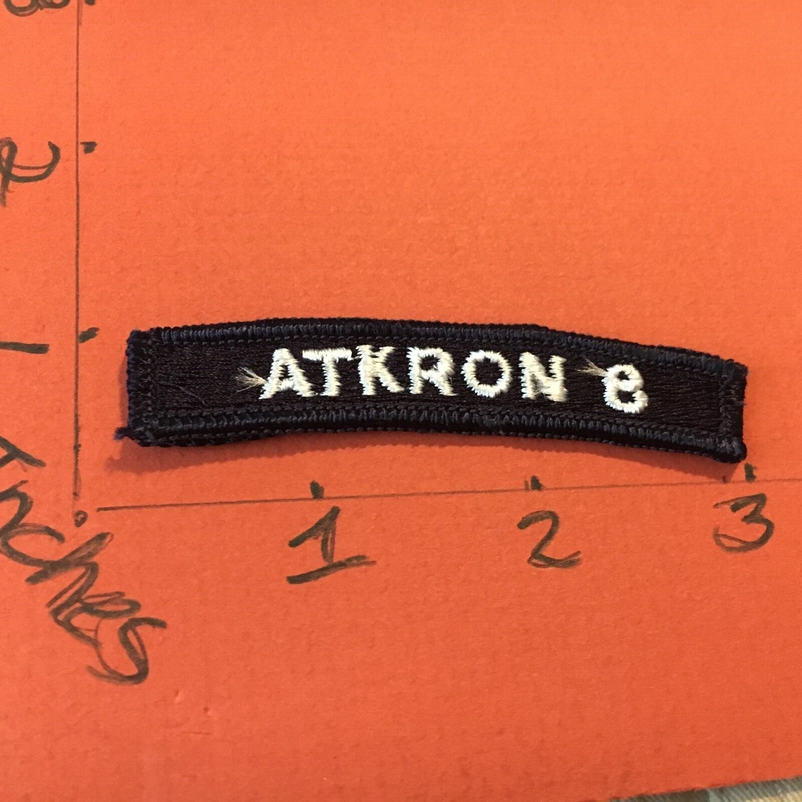 US NAVY SHOULDER STRIP TAB rocker PATCH Atkron 8