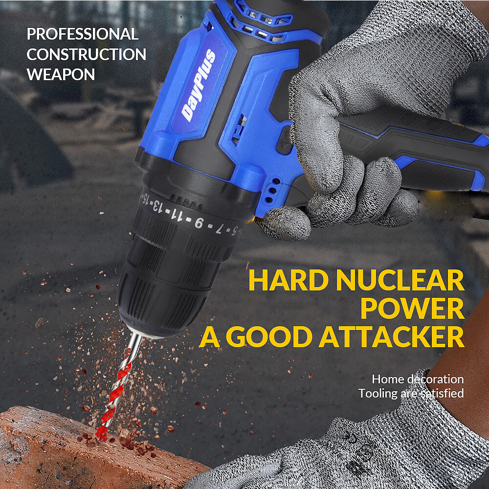 Combi Electric Cordless Drill Driver 21V W/Accessories and 2 Batteries & charger