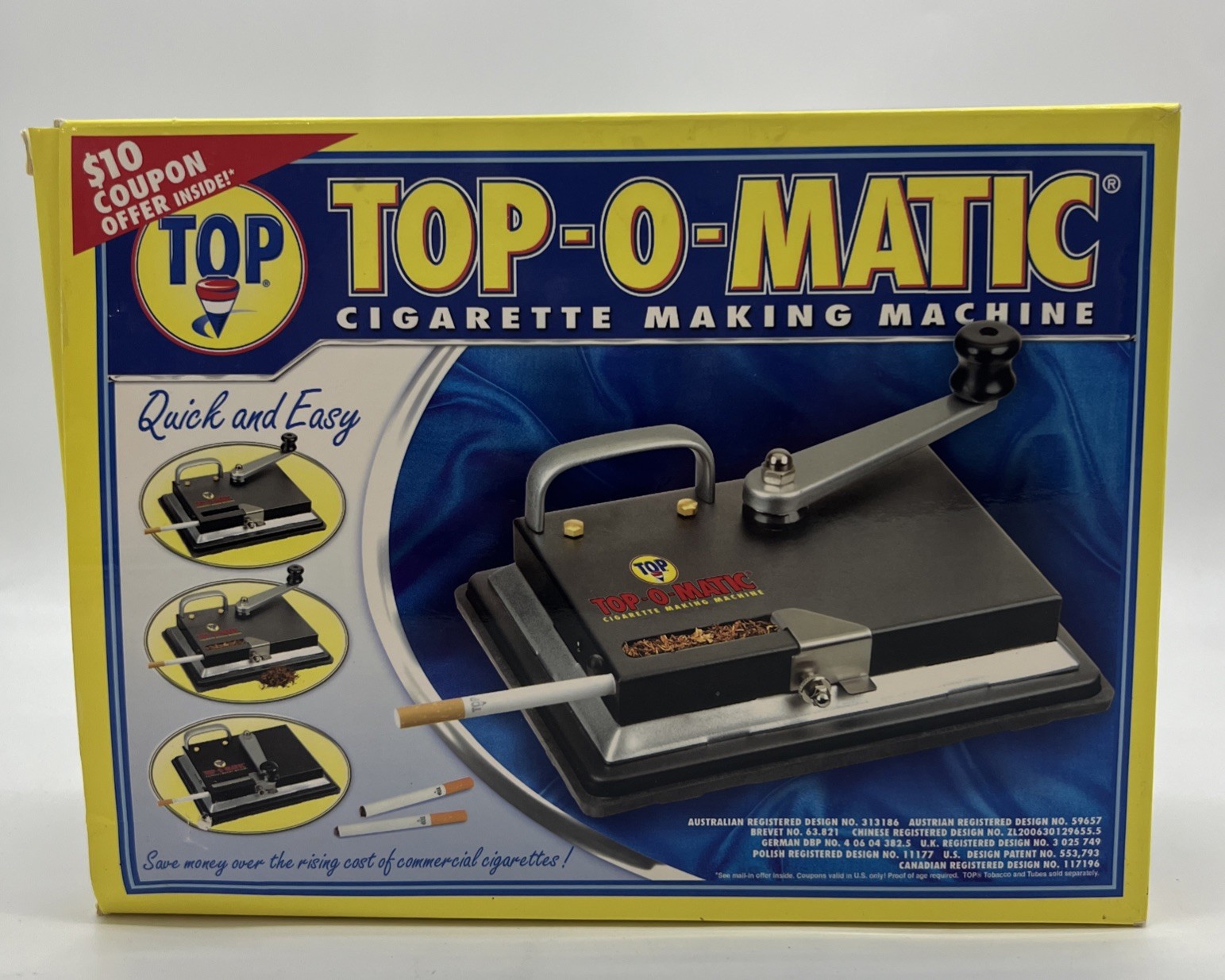 T.O.P. Top-O-Matic Cigarette Rolling Machine