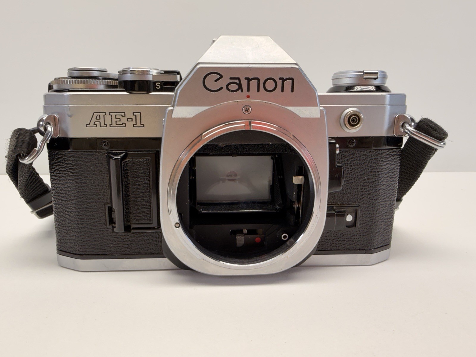 Canon AE-1 35mm Film Camera Body Only For Parts Or Repair