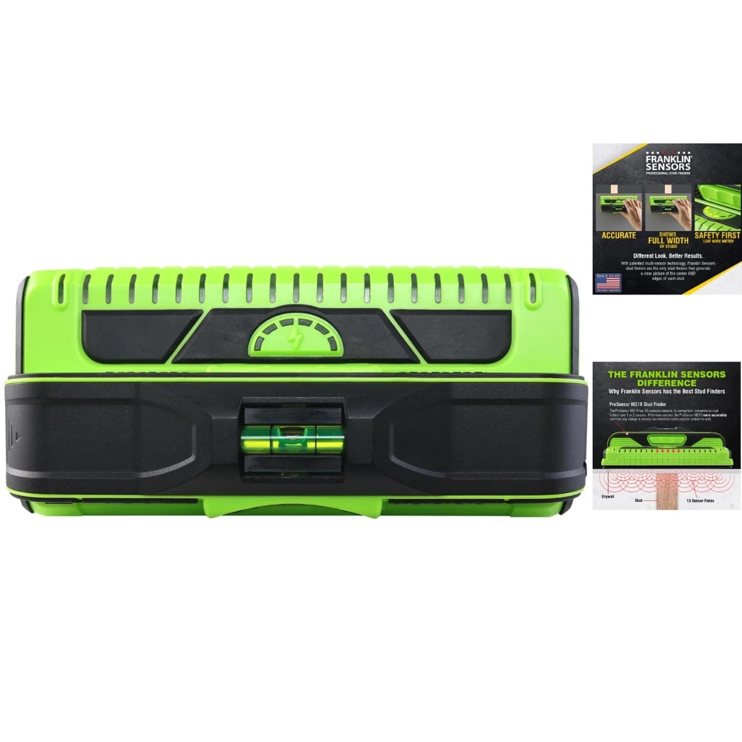 ProSensor 13-Sensor Stud Finder: Accurate Wall Scanner with Live Wire Detection