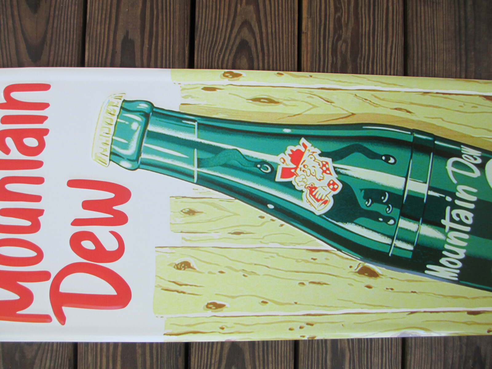 Mountain Dew Vertical Bottle Sign Yellow Yahoo It'll Tickle Your Innards