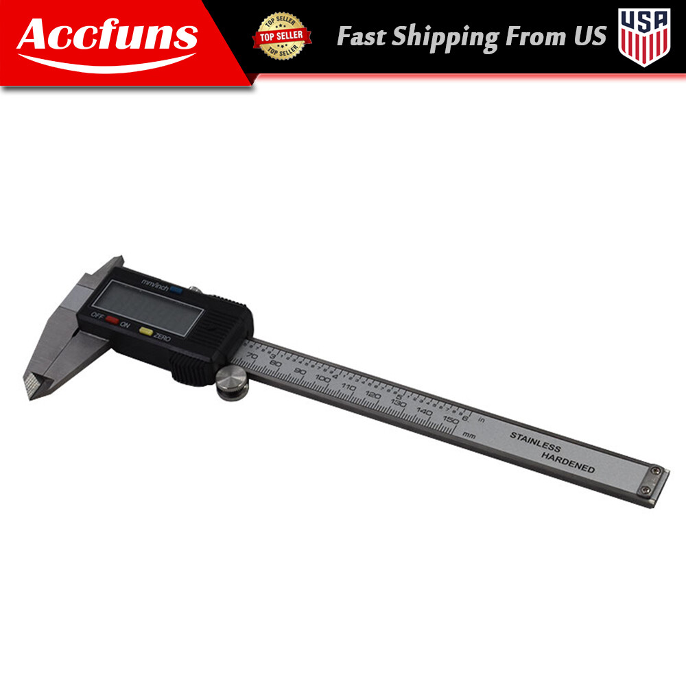 6 inch Micrometer Gauge 0.01mm 0-150mm Electronic Digital Vernier Caliper