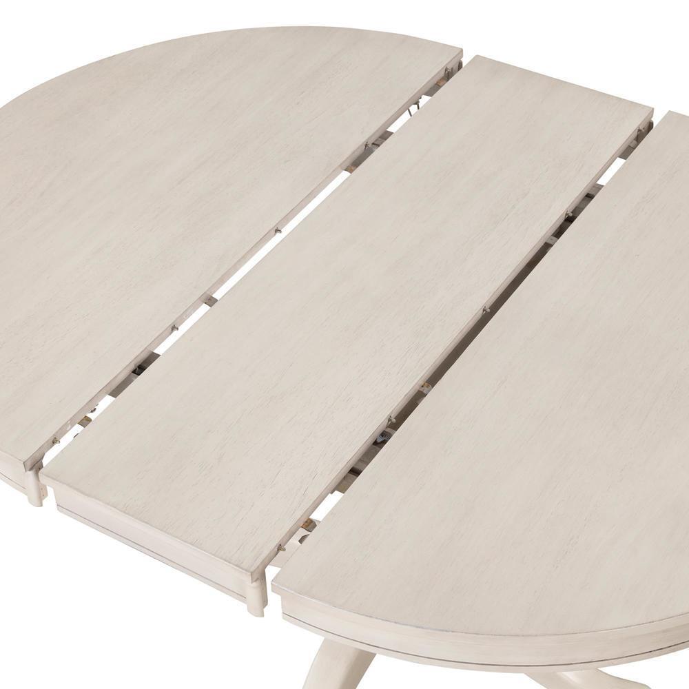 Sturdy and Durable 5 Piece Kitchen Table Set Round Table and 4 Kitchen Chairs