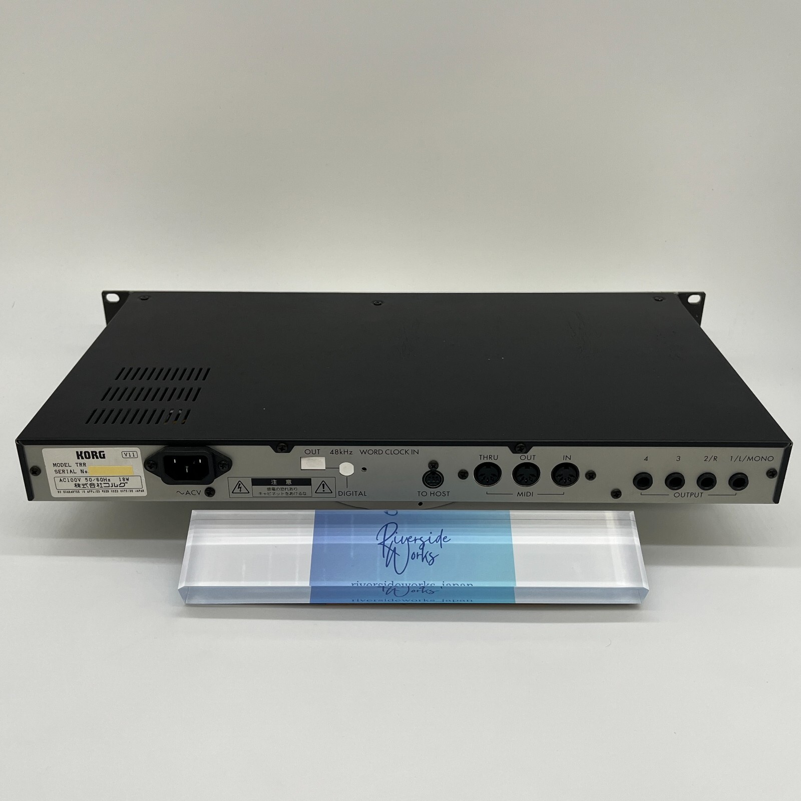 KORG TR-RACK Sound Module Synthesizer Used Tested