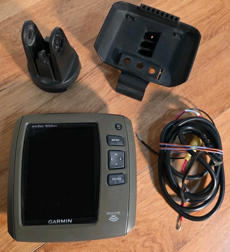 Garmin echo 551DV Fishfinder with DownVü Scanning Sonar head unit only