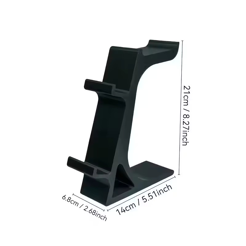 3D Printed Controller Headphone Stand Universal Gaming Holder white