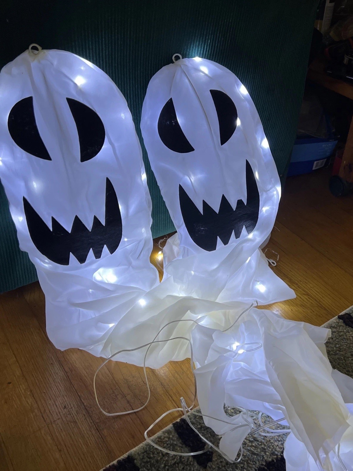 Eambrite Halloween Creepy Light Up Ghosts Props Trick or Treat Decor with Box