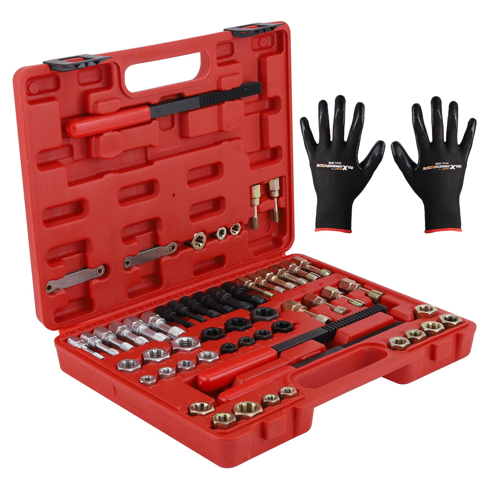 56*Thread Restorer Kit Rethread Repair Tool UNC UNF & MetricThread Chaser Kits