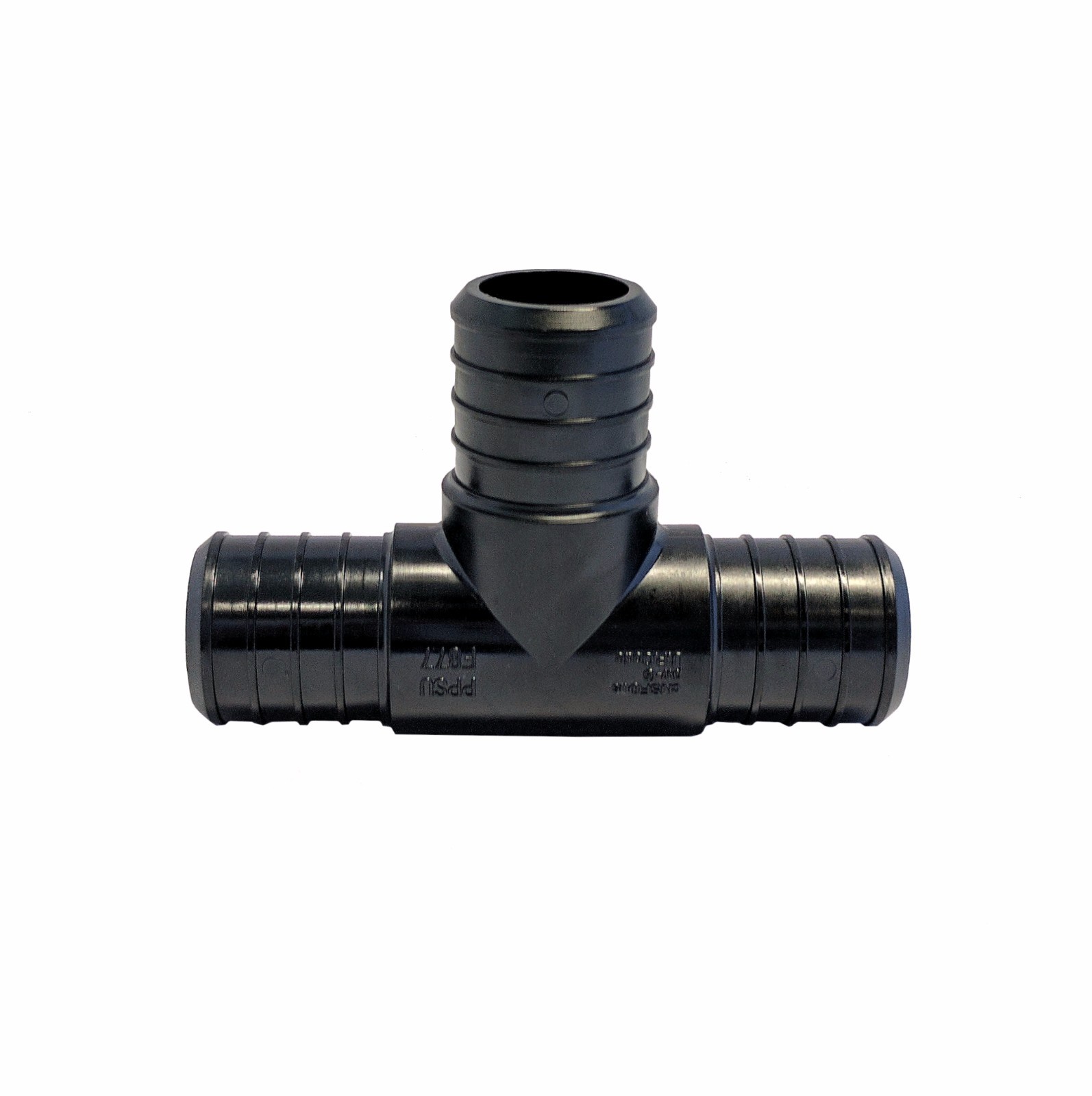 Libra Supply 1 inch, 1-inch, 1'' PPSU PEX TEE, Barb x Barb x Barb, 10 pcs