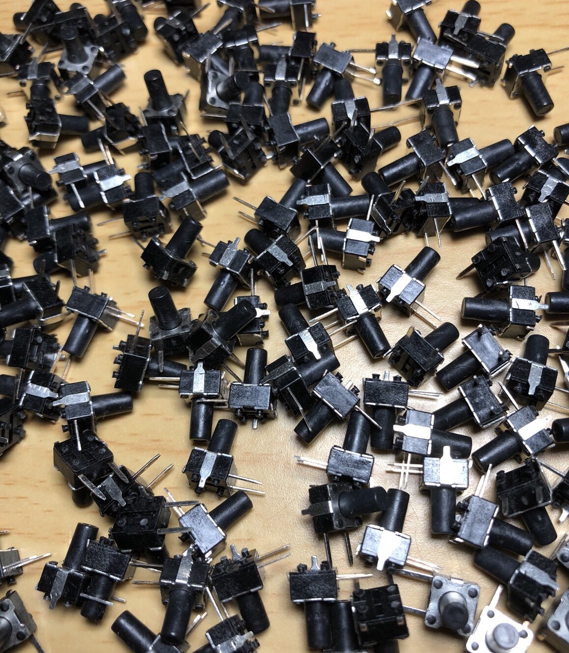 150 Pcs 6.5 x 6.5mm x 9.5mm PCB Momentary Tactile Tact Push Button Switch 2 Pin