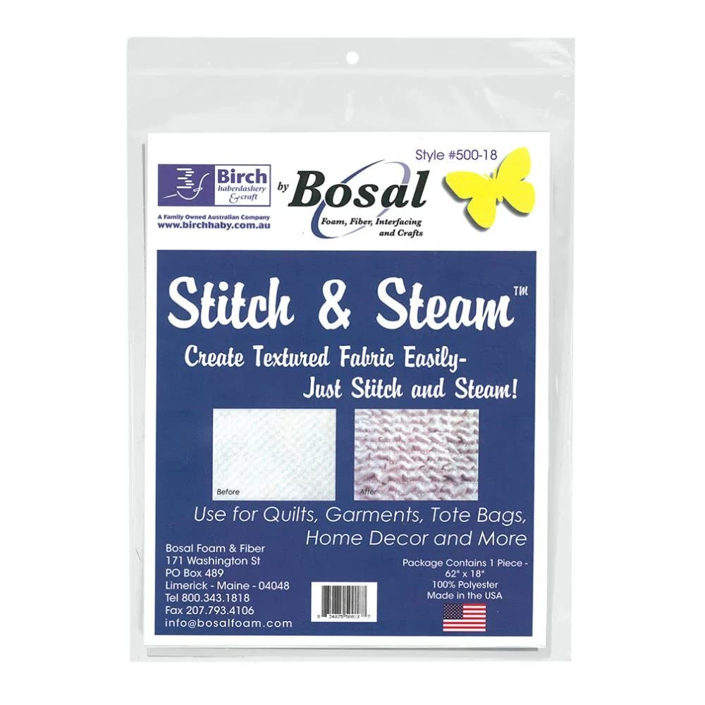Bosal (BOS500-18) Stitch & Steam 62" x 18" Package