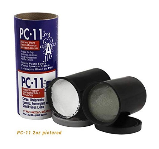 Two-Part PC-Products Epoxy Paste, 1oz Syringe - Bonds in Wet & Dry Conditions