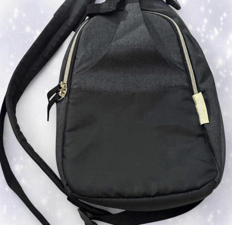 Infantino Black and Grey Chic Luxury Style Minimalist Baby Fashion Crossbody Bag