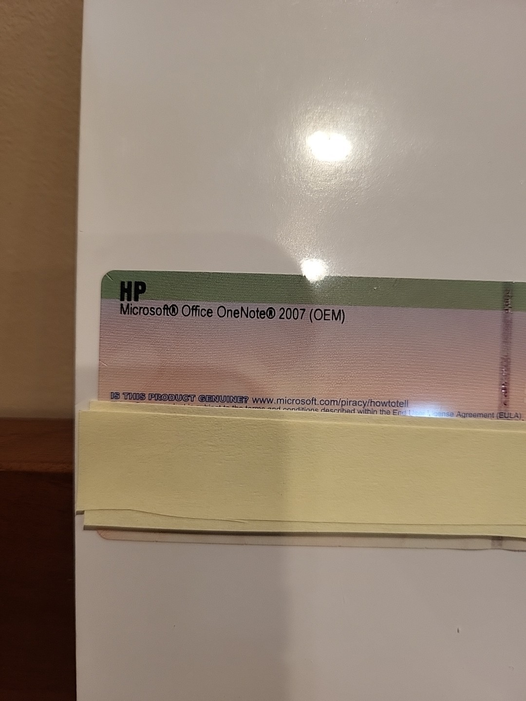 MICROSOFT OFFICE ONE NOTE 2007 New Sealed With Product Key