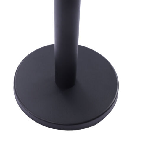 6PCS Black Stanchion Posts Queue Pole Retractable Belts Crowd Control Barrier