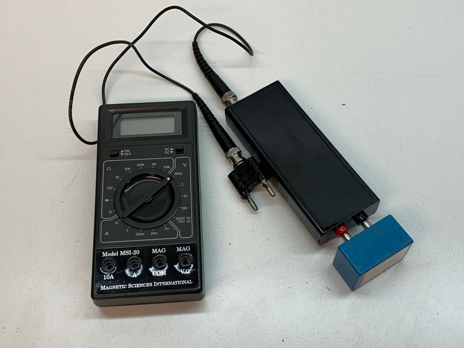 Magnetic Sciences MSI-20 Multi Meter with MAG CHECK Guassmeter Converter