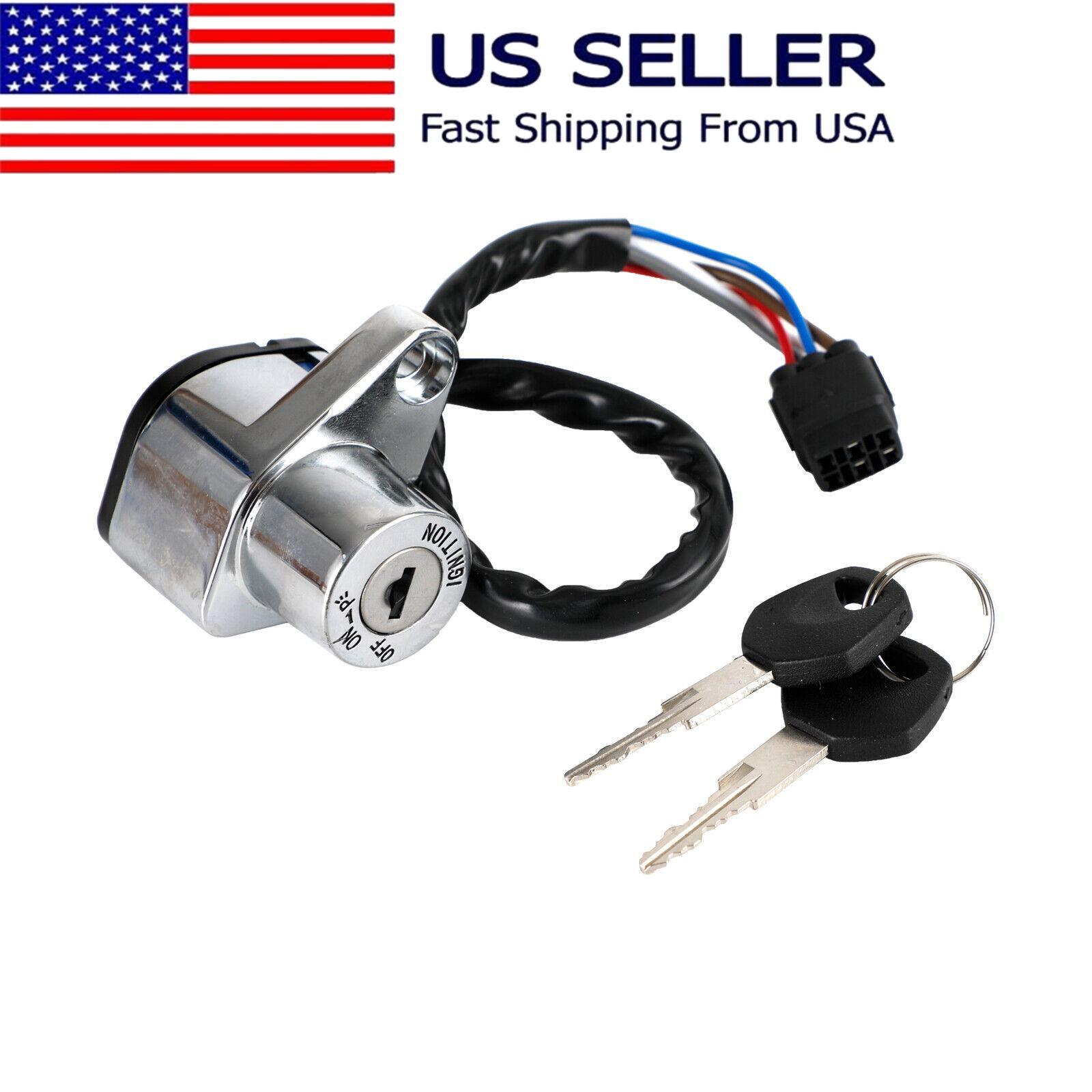 Igntiton Swtich Fuel Gas Tank Cap For Kawasaki VN1500 Vulcan 1500 Classic FI