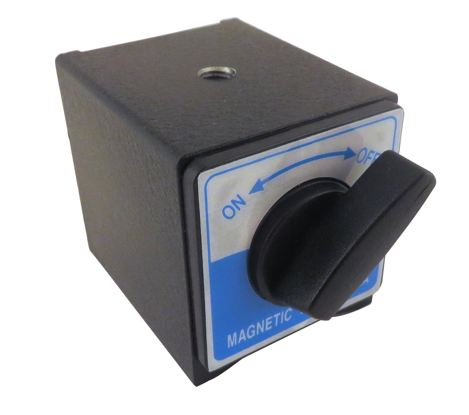 Magnetic Base without Adjustment Arm, Metric M8 X 1.25 Tapped Hole, 132 Pounds