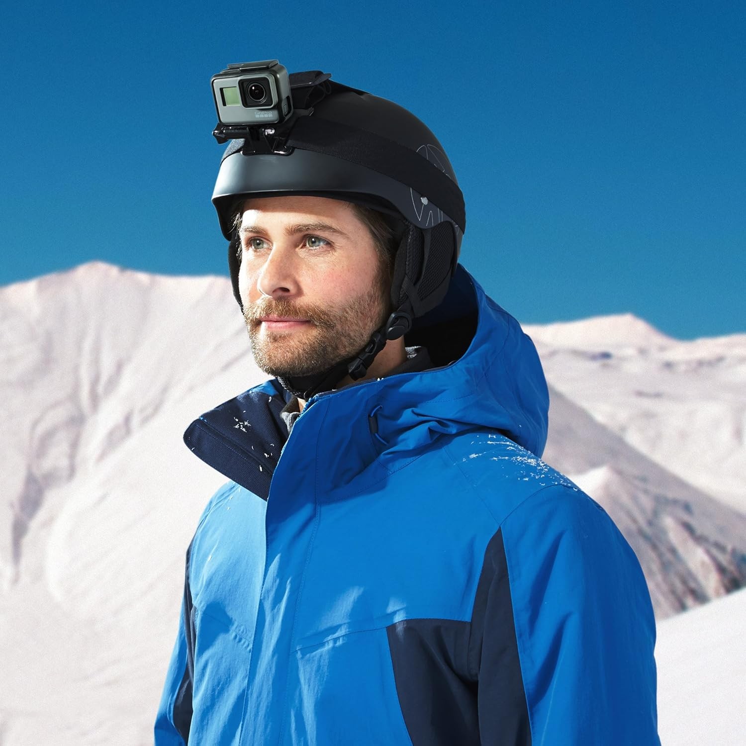 Amazon Basics Head Strap Camera Mount for GoPro, Black