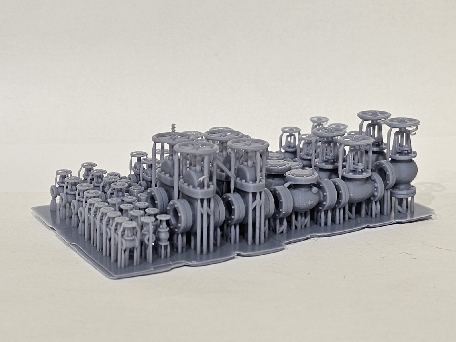 59 pieces Assorted Set O Scale Pipe and Valves Asst 1:48 Dioramas