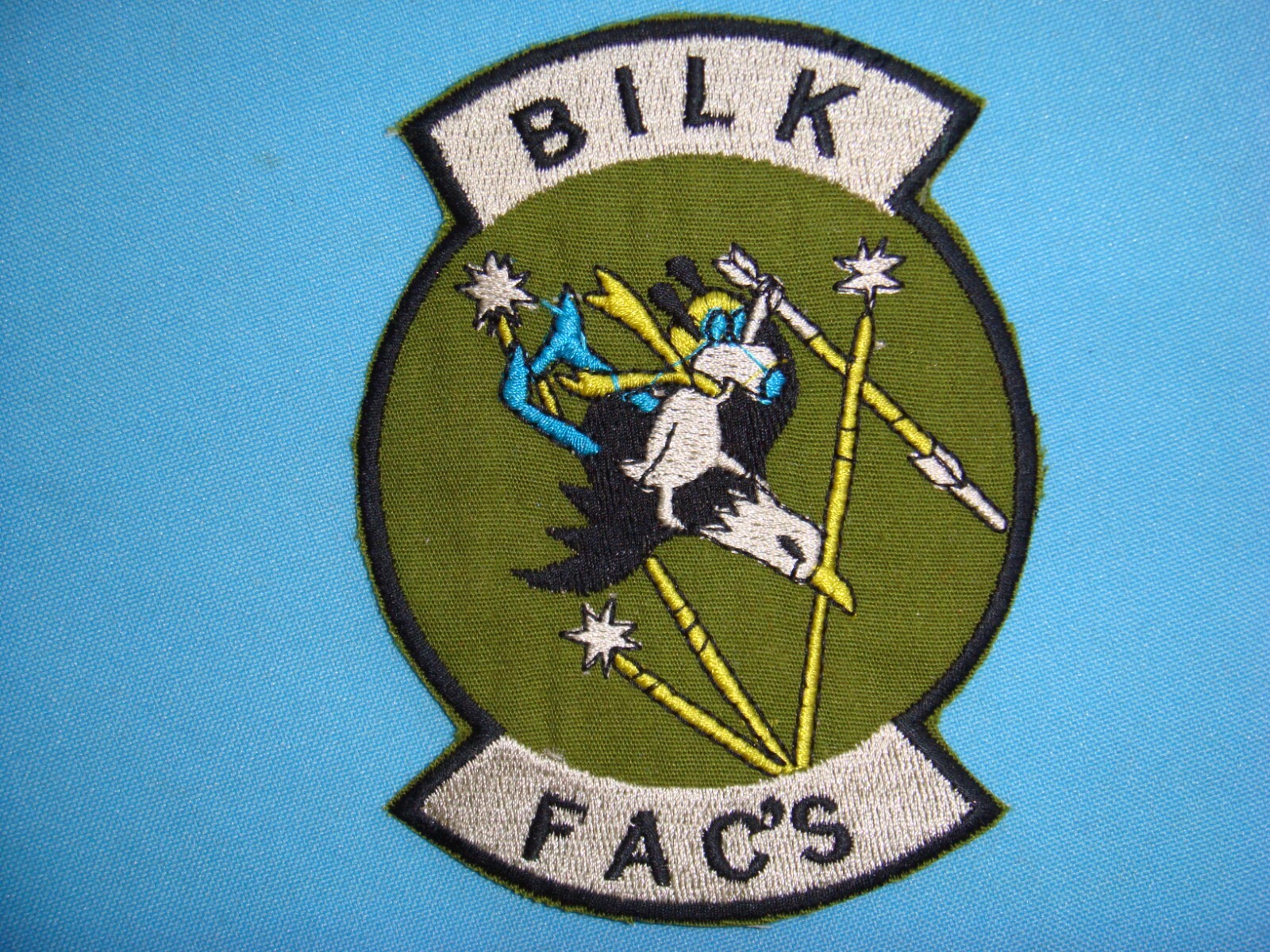 VIETNAM WAR PATCH, USAF 20th TACTICAL  AIR SUPPORT SQ  BILK FAC'S