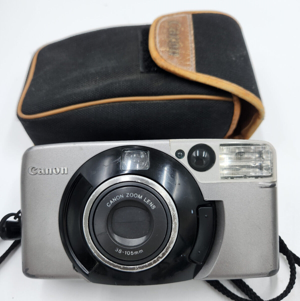 CANON PRIMA SUPER 105 35mm Point & Shoot Film Camera with Case