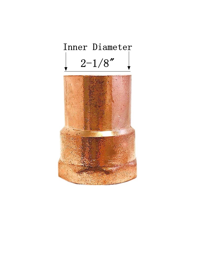 Libra Supply 2 inch, 2'', 2-inch Wrought Copper Female Adapter CxFIP