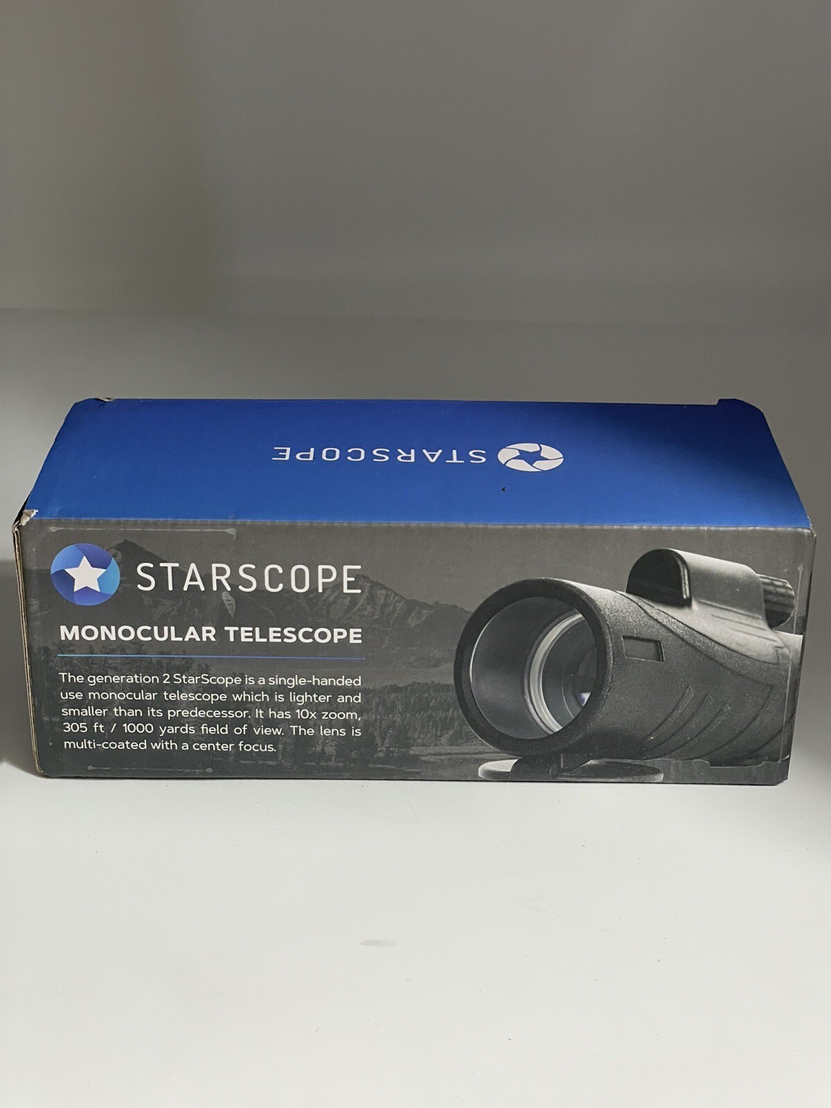 STARSCOPE Monocular Telescope (Gen 2) 10x Zoom Focus IPX5 Water Resistant