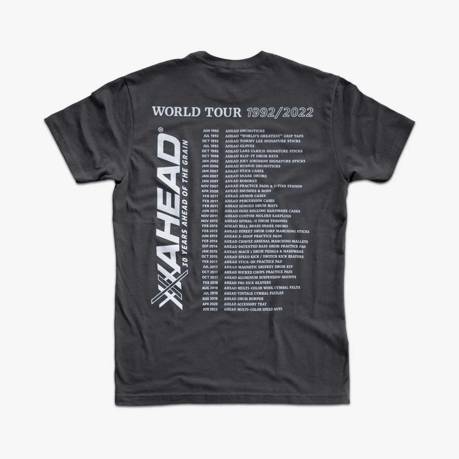 Ahead - ATS30-XXL - AHEAD 30th Anniversary Short Sleeve T-Shirt - 2XL