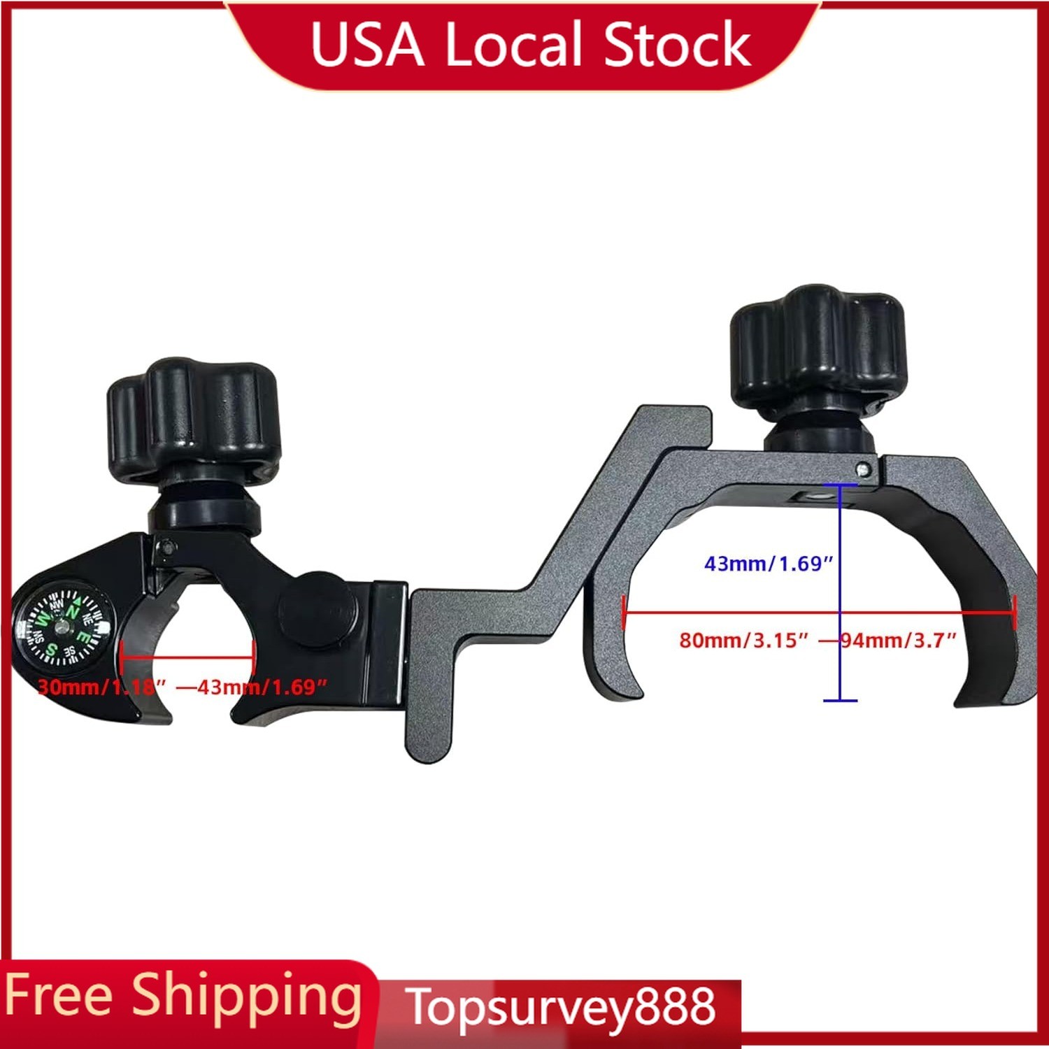 TC-4&TC-8-22 COLLECTOR BRACKET FOR TRIMBLE TSC7 SPECTRA PRECISION RANGER