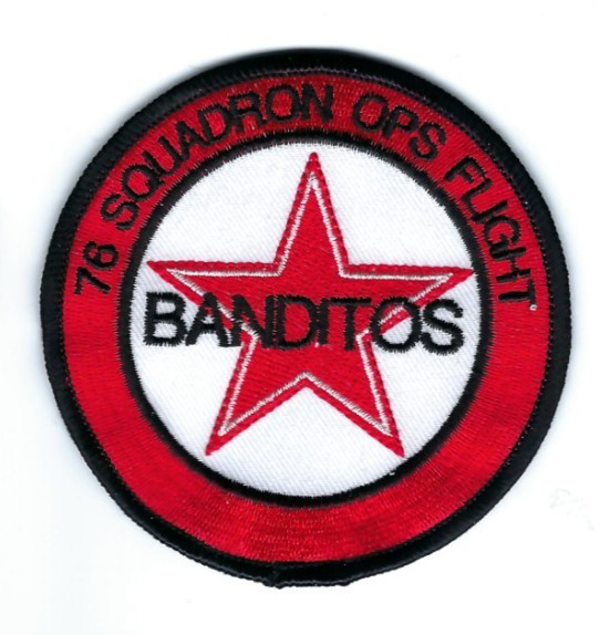 U.S. Air Force Reserve 76 Squadron OPS Flight *BANDITOS* Moody AFB Georgia patch