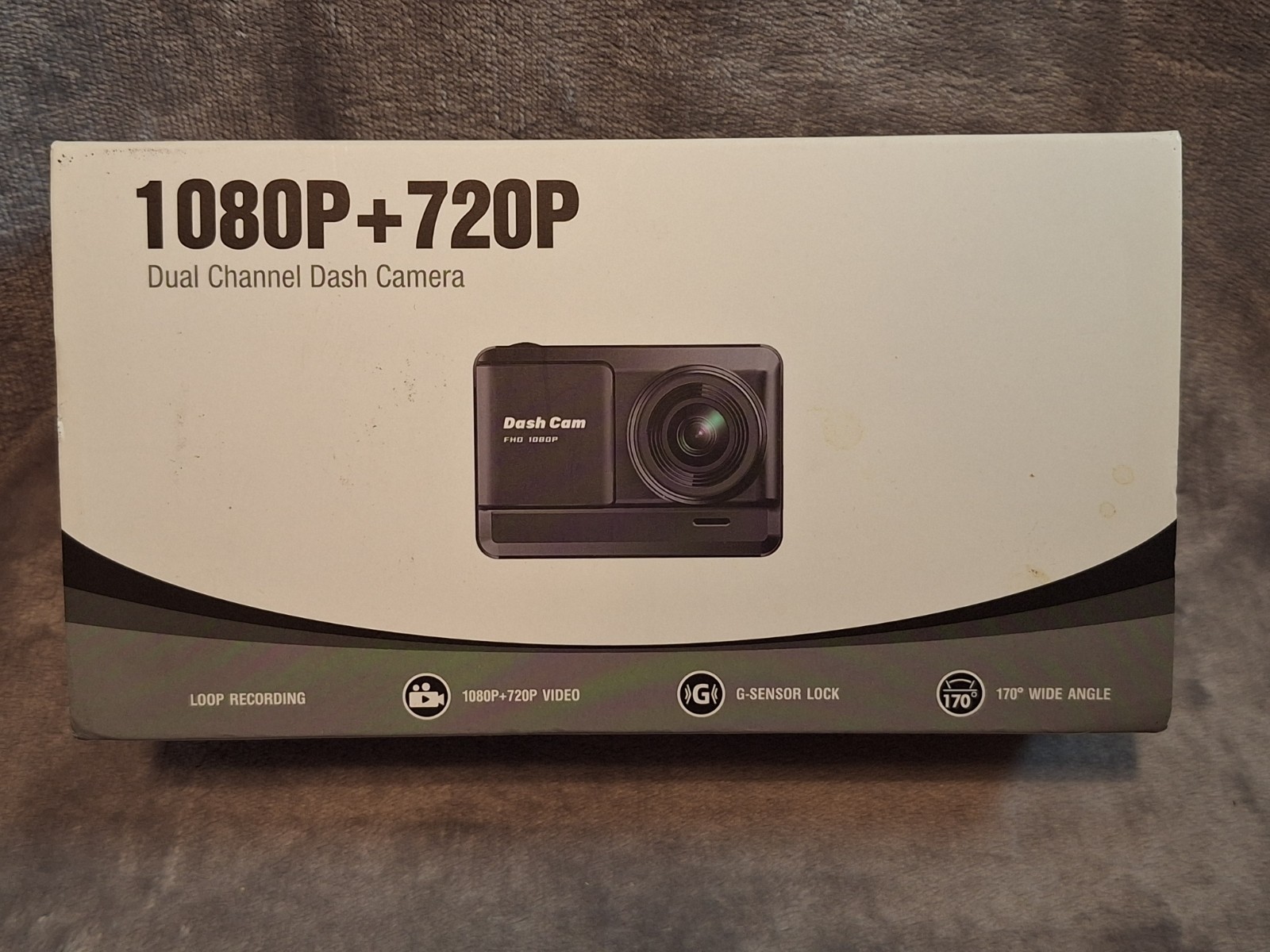 Dual Front & Back Channel Dash Camera - 1080P + 720P
