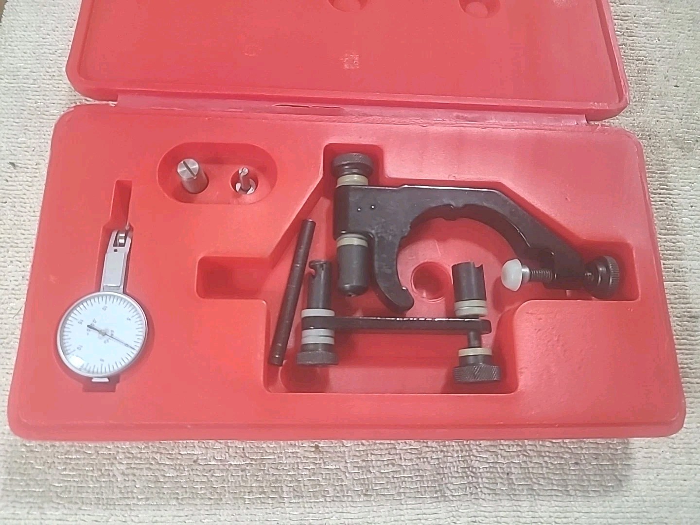 MHC Dial Test Indicator Set In Case, .0005 Jeweled Machinist Tool Set