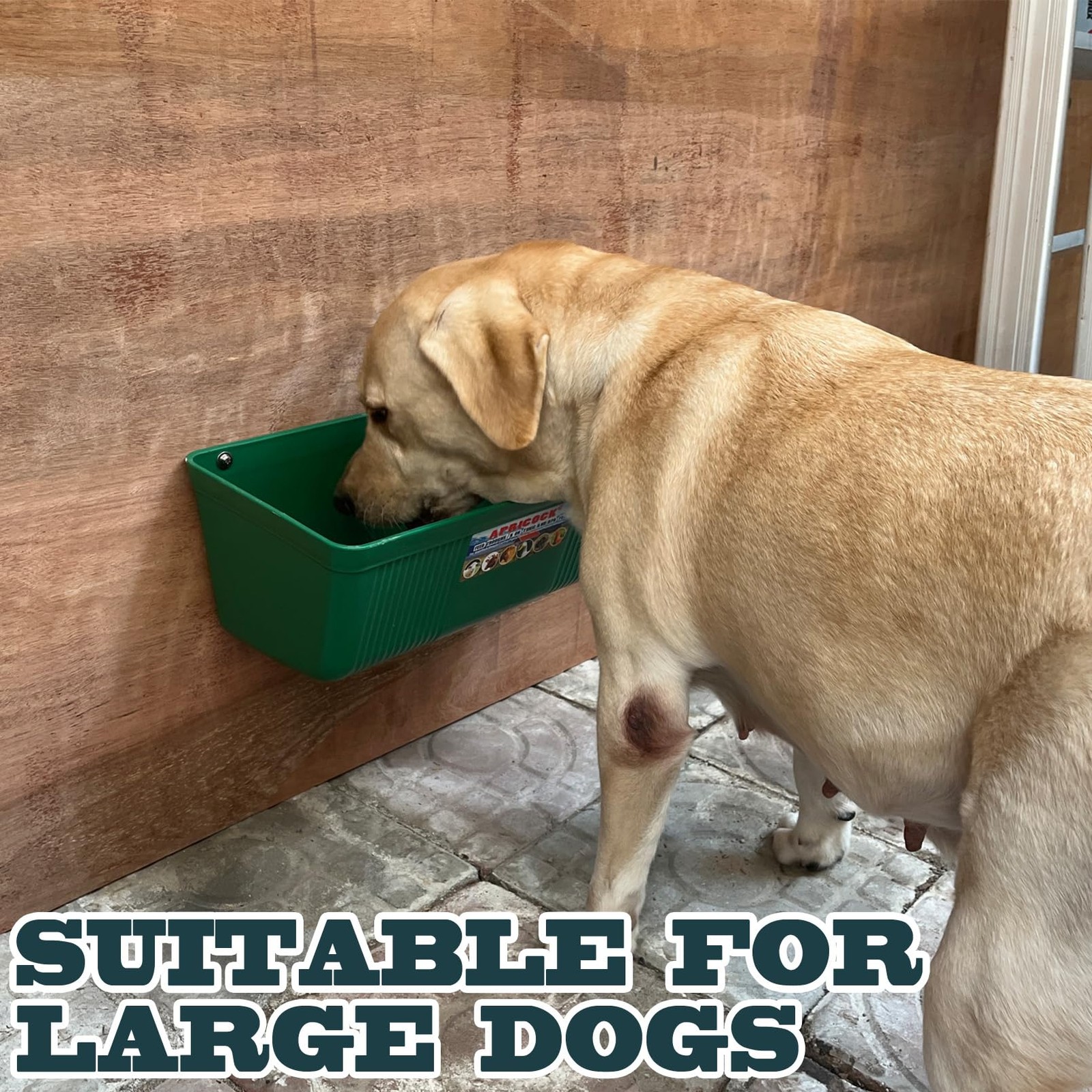 Large Feed Trough and Goat Feeder - 2 Pack Hanging Feeder with Clips, Waterer...