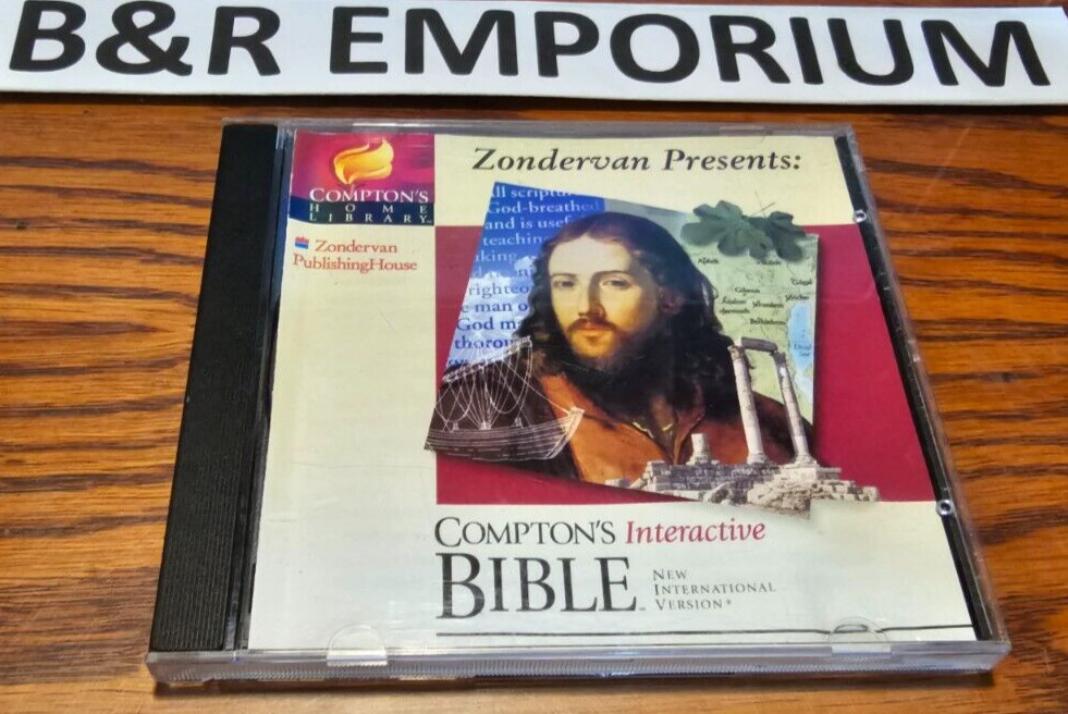 Compton's Interactive Bible - (1998 Learning Company/Zondervan) - Used CD-ROM